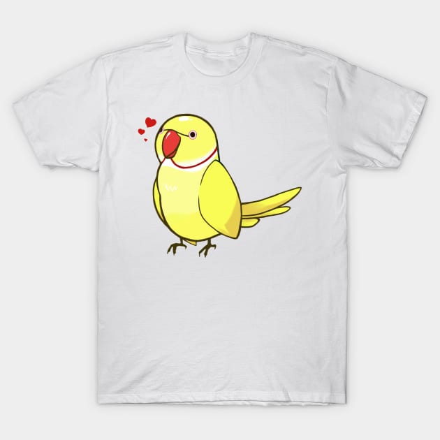 Ringneck Parakeet 3 T-Shirt by Shemii